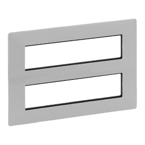   Legrand Valena Life 2x4x2 modulos keret, vízszintes alumínium - 752346