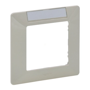   Legrand Valena Life 1-es keret, címketartóval, elefántcsont - 754051