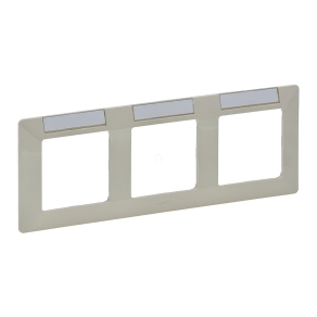   Legrand Valena Life 3-as keret, vízszintes, címketartóval, elefántcsont - 754053