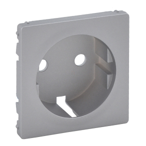   Legrand Valena Life 2P+F csatlakozóaljzat burkolat alumínium - 755202
