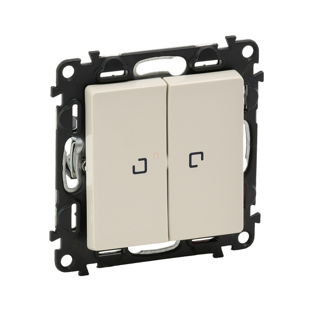 Legrand Valena Life 752209 106+6 JF kettős váltókapcsoló jelzőfénnyel elefántcsont