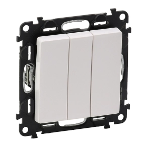   Legrand Valena Life 3-as egypólusú kapcsoló 10 AX, fehér - 752103
