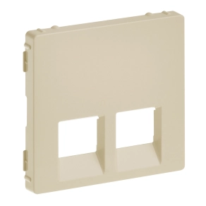   Legrand Valena Life 2xRJ45/RJ11 csatlakozóaljzat burkolat, elefántcsont - 755421