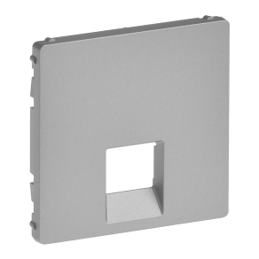  Legrand Valena Life 1xRJ45/RJ11 csatlakozóaljzat burkolat alumínium - 755412