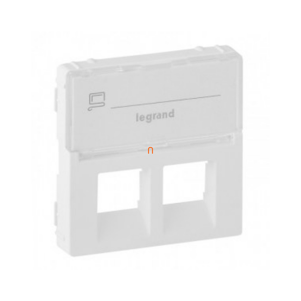 Legrand Valena Life 755470 1xRJ45 burkolat címketartóval fehér