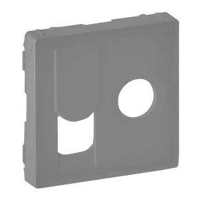   Legrand Valena Life TV csatlakozóaljzat + RJ45 Cat. 6 UTP aljzat burkolat, alumínium - 754832