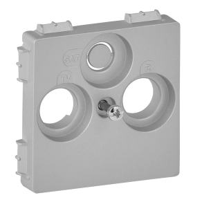   Legrand Valena Life TV-Rádió-SAT csatlakozóaljzat fedél (30 mm) alumínium - 754802