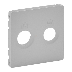   Legrand Valena Life TV-SAT csatlakozóaljzat burkolat alumínium - 754822
