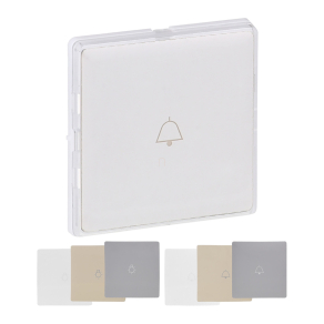   Legrand Valena Life átlátszó címketartós billentyű, 3 különböző színű betétlappal (fehér, elefántcsont, alumínium) - 755110