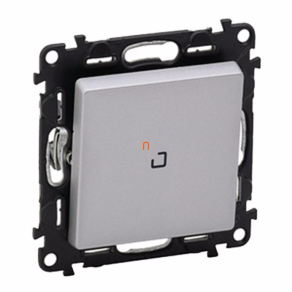   Legrand Valena Life 752310 101JF egypólusú kapcsoló jelzőfénnyel alumínium - 752310