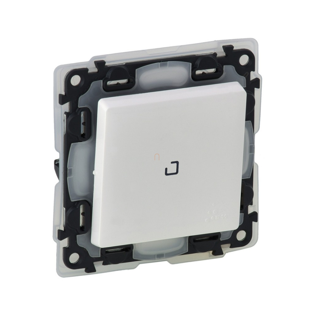 Legrand Valena Life 752161 101JF IP44 egypólusú kapcsoló jelzőfénnyel fehér