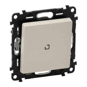   Legrand Valena Life váltóérintkezős nyomó, jelzőfénnyel, elefántcsont - 752212