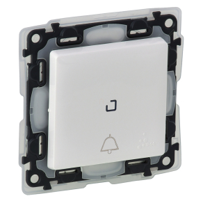   Legrand Valena Life váltóérintkezős nyomó csengőjellel, jelzőfénnyel, IP44 fehér - 752176