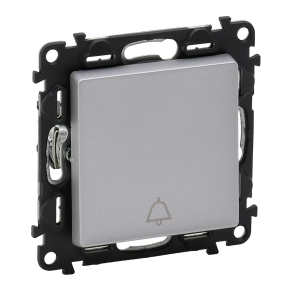   Legrand Valena Life váltóérintkezős nyomó csengőjellel alumínium - 752315