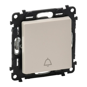   Legrand Valena Life váltóérintkezős nyomó csengőjellel, elefántcsont - 752215