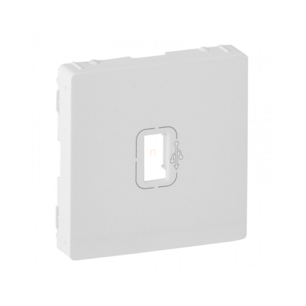 Valena Life 754750 elővezetékezett USB adatátviteli csatlakozóaljzathoz burkolat fehér Legrand