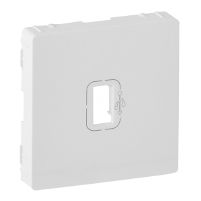   Legrand Valena Life elővezetékezett USB adatátviteli csatlakozóaljzat burkolat, fehér - 754750