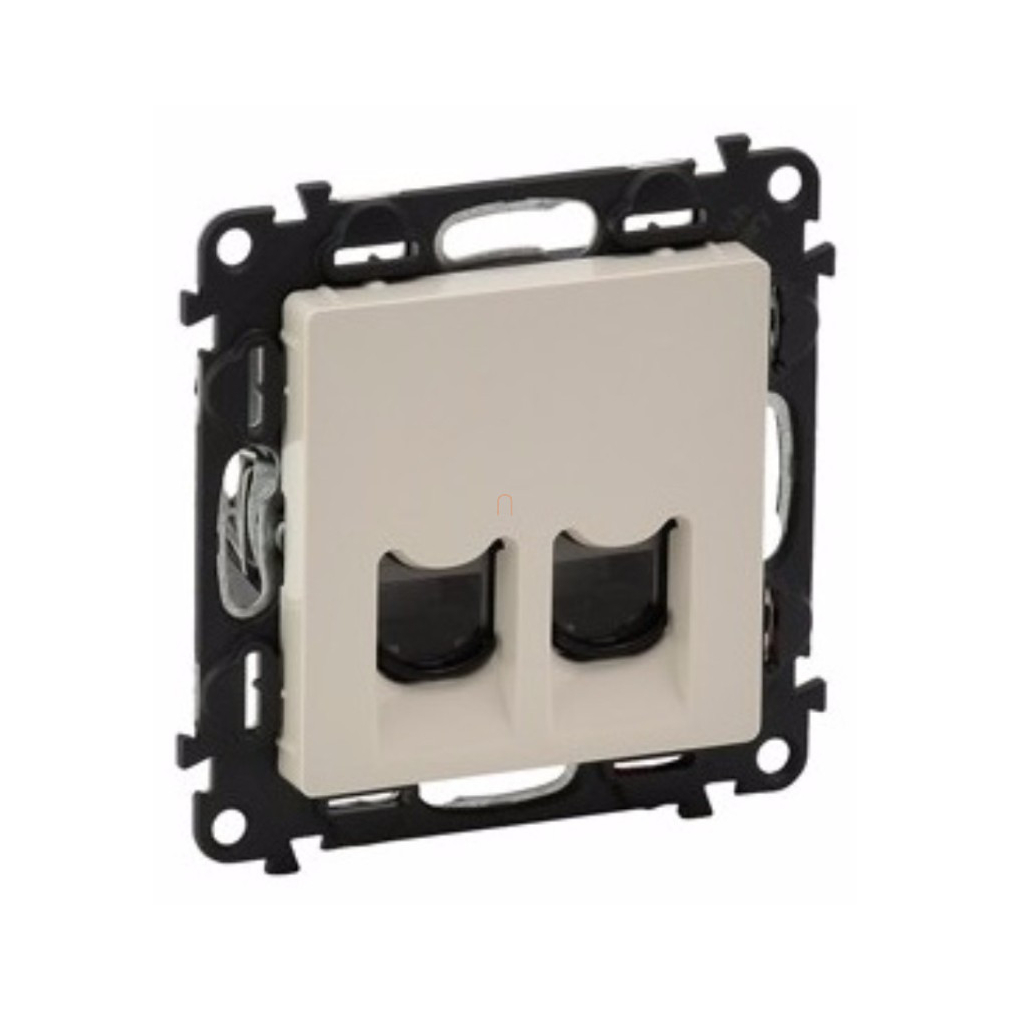 Legrand Valena Life 753241 2xRJ45 UTP Cat5e aljzat elefántcsont