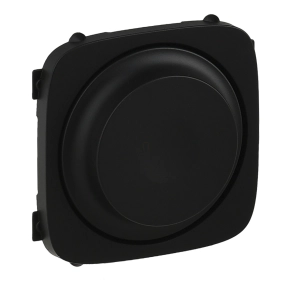   Legrand Valena Allure forgatógombos fényerőszabályzó burkolat, fekete - 752048