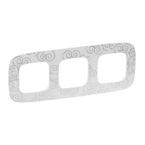 Legrand Valena Allure 3-as keret, króm dekor - 754343