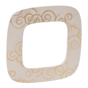 Legrand Valena Allure 1-es keret, arany dekor - 754351