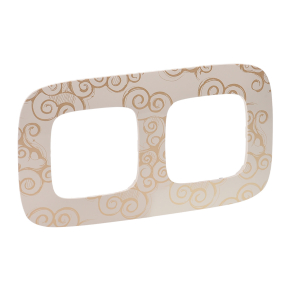 Legrand Valena Allure 2-es keret, arany dekor - 754352