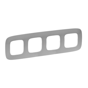 Legrand Valena Allure 4-es keret, alumínium - 754394