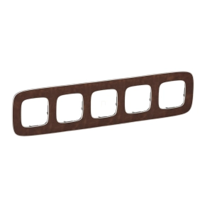 Legrand Valena Allure 5-ös keret, cserzett bőr - 754455