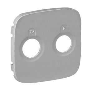   Legrand Valena Allure TV-RD aljzat burkolat, alumínium - 754787