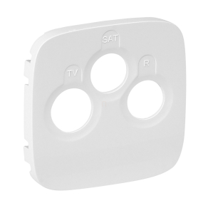  Legrand Valena Allure TV-RD-SAT aljzat burkolat, fehér - 754795