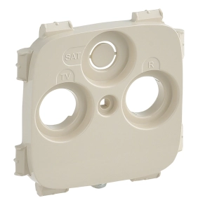   Legrand Valena Allure TV-RD-SAT aljzat burkolat (30 mm), elefántcsont - 754806