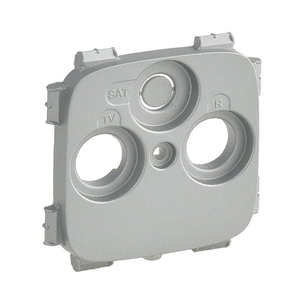 Valena Allure 754807 TV/RD/SAT burkolat (30mm) alumínium Legrand
