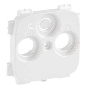   Legrand Valena Allure TV-RD-SAT aljzat burkolat (30 mm), gyöngyház - 754809