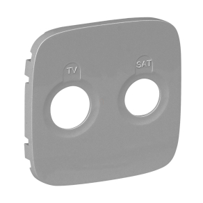   Legrand Valena Allure TV-SAT aljzat burkolat, alumínium - 754827