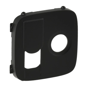 Legrand Valena Allure TV+RJ aljzat burkolat, fekete - 754838