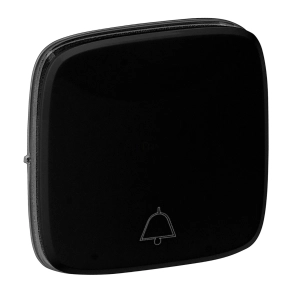   Legrand Valena Allure burkolat csengőjellel, fekete - 755018