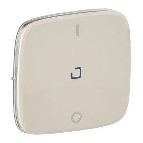   Legrand Valena Allure kétpólusú kapcsoló burkolat, fj, elefántcsont - 755046