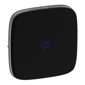   Legrand Valena Allure egypólusú kapcsoló burkolat jelzőfényes, fekete - 755088