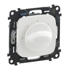   Legrand Valena Allure ventilátor vezérlő (0-1-2-3 állású), burkolattal, fehér - 755175