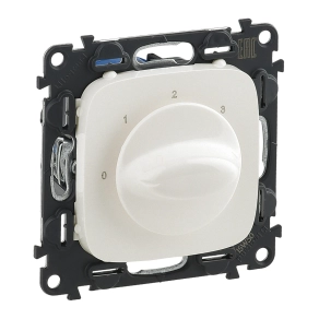   Legrand Valena Allure ventilátor vezérlő (0-1-2-3 állású), burkolattal, gyöngyház - 755179