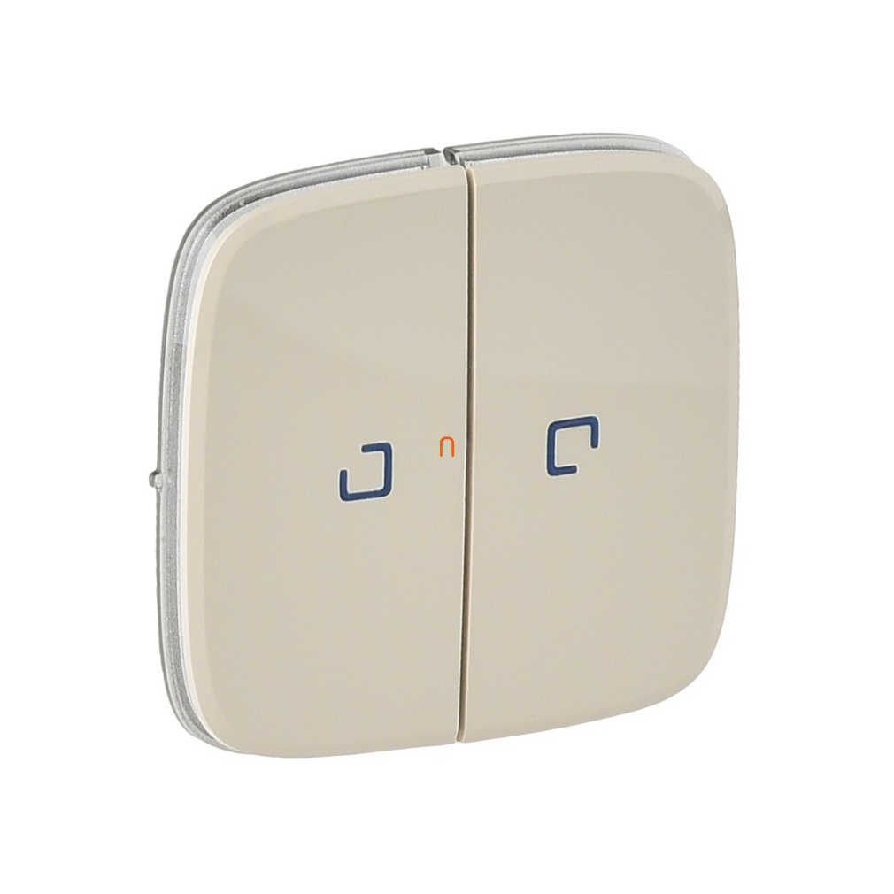 Legrand Valena Allure 755226 kettős kapcsolóhoz jelzőfényes burkolat elefántcsont