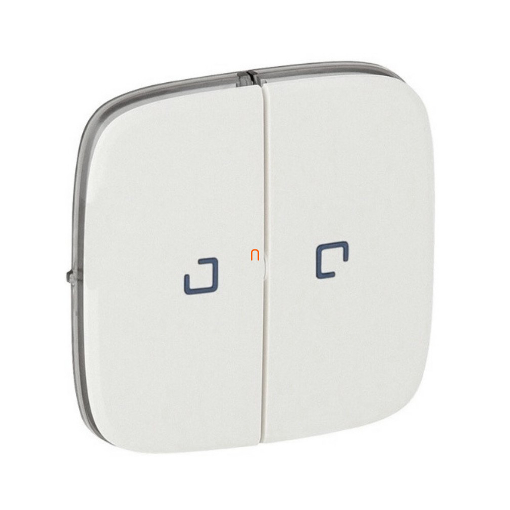 Legrand Valena Allure 755229 kettős kapcsolóhoz jelzőfényes burkolat gyöngyház