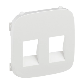   Legrand Valena Allure kettős hangszóróaljzat burkolat, fehér - 755375