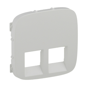   Legrand Valena Allure 2xRJ11/RJ45 aljzat burkolat, fehér - 755425