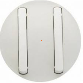   Legrand Céliane burkolat fehér, dupla keskeny billentyűvel - 65002