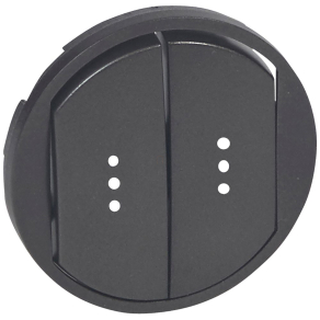   Legrand Céliane kettős billentyű, fényjelzős, grafit - 67904