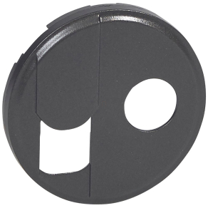 Legrand Céliane RJ 45 + TV aljzat burkolat, grafit - 67939