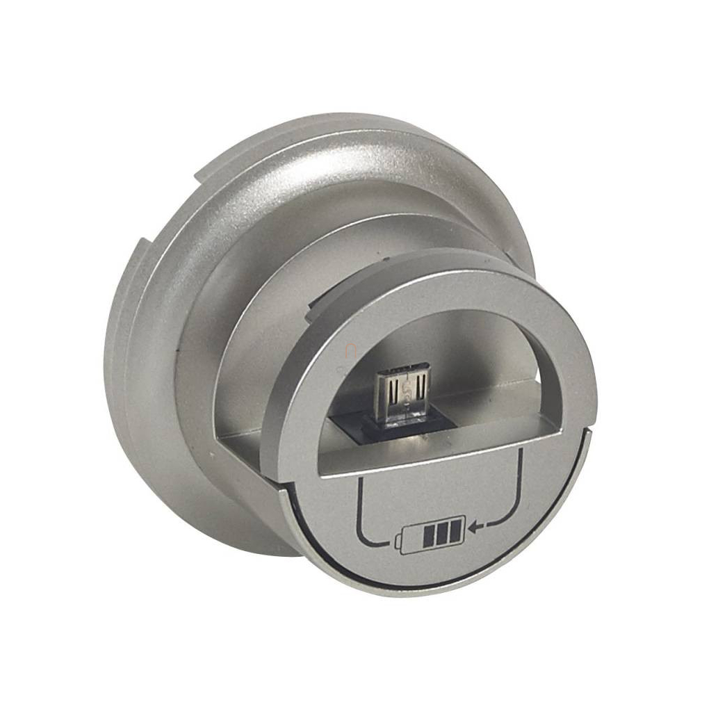 Legrand 068510 Céliane micro USB dokkolós töltőaljzat burkolat, titán