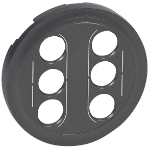 Legrand Céliane kettős RCA/YUV burkolat, grafit - 67864