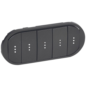   Legrand Céliane 5-ös billentyű, fényjelzős, grafit - 67906